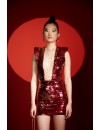 ELITE DRESS RED GOLD