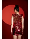 ELITE DRESS RED GOLD