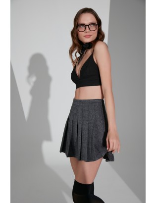 TOWN SKIRT - GRAY